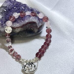 設計水晶、愛情能量、粉晶、草莓晶、超七金草莓、姻緣、個人魅力、自信、命中的他。