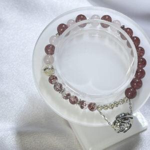 設計水晶、愛情能量、粉晶、草莓晶、超七金草莓、姻緣、個人魅力、自信、命中的他。